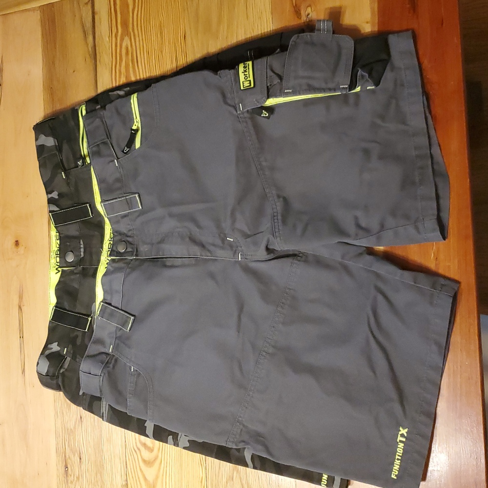Gray Cargo Shorts for Men 2 Pair